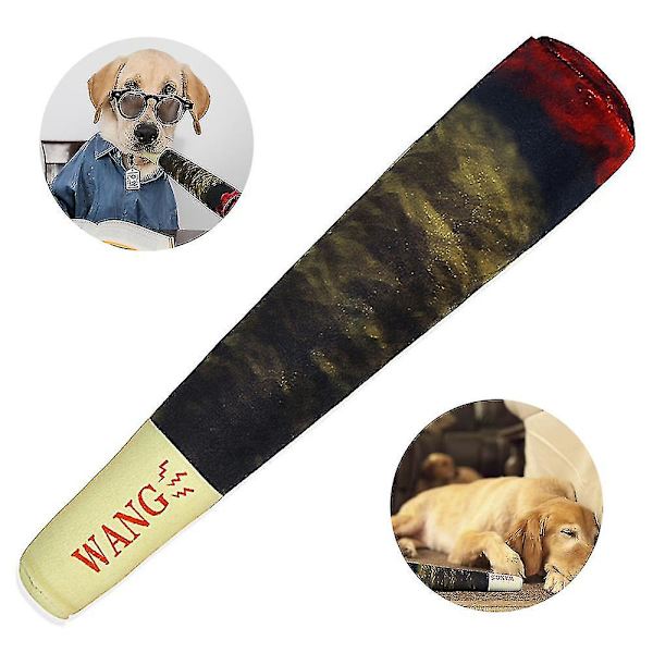 Sjovt hundelegetøj - Plys pivelegetøj til hunde i mellemstørrelse, små og store - Søde hundegaver til hundens fødselsdag - Seje plysdyr til hunde