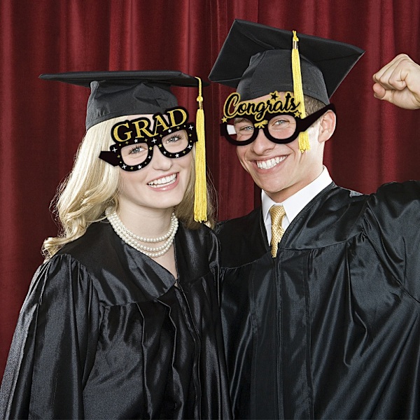 8 stk. 2025 Graduation Party Briller Graduation Briller Fotorekvisitter Graduation Party Utstyr