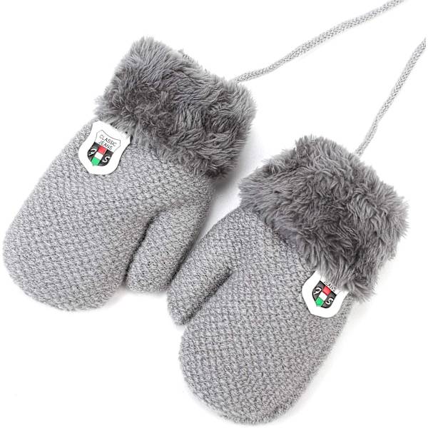 Børnevanter Baby Girls Boys Vinterhandsker Ski Handske Knitte