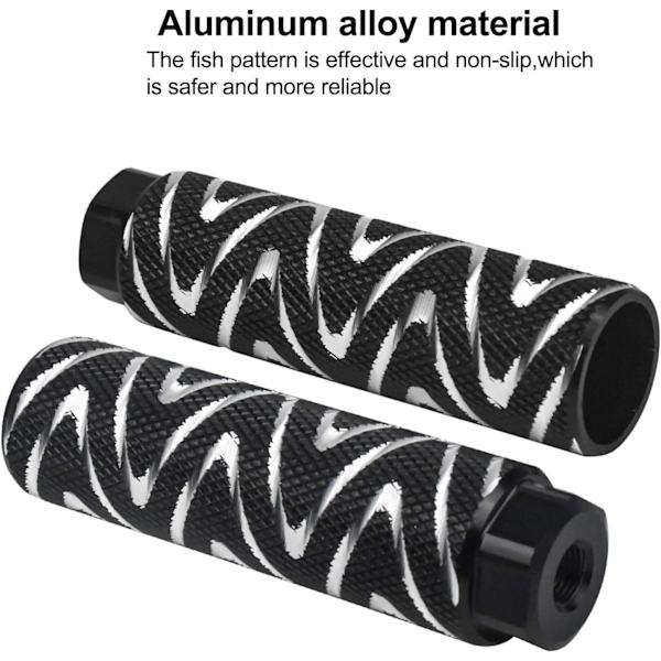 2 stk. Voksen Børn Aluminium Legering Anti-Slip Cykel Fod Pegs, Cykling