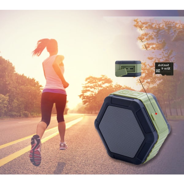 Bärbar Bluetooth-högtalare, Dual Driver Bluetooth 5.0-högtalare med