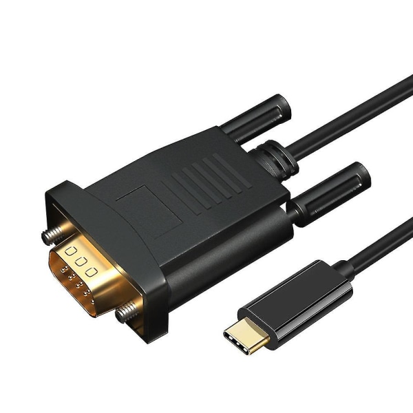 USB-C til VGA-kabel, USB Type-C til VGA-kabel [Thunderbolt 3] (90 cm)