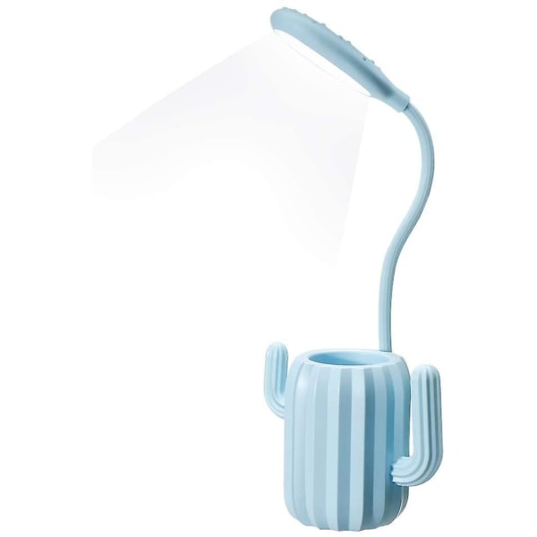 Desk Lamp,table Light Usb With Touchsensitive Switch Reading Lights（Blue）