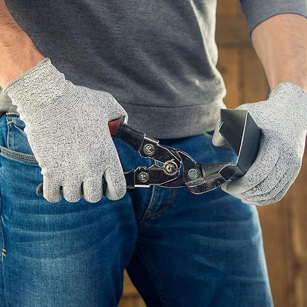 EN 388 certificerede niveau 5 polyurethan-coatede arbejdshandsker, maskine
