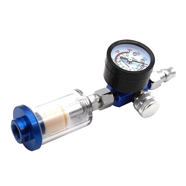 Spray Gun Luftregulator Mätare & In-line Vattenfälla Filter Verktyg Spray Gun Regulator Och Mini Spray Gun Luftfilter