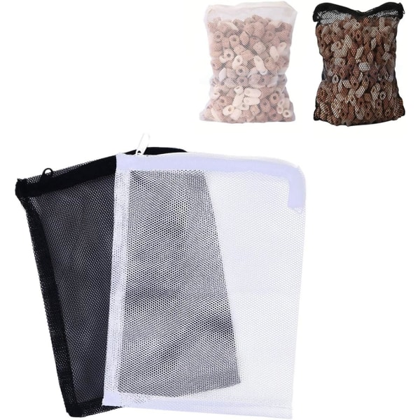 10 st Aquarium Filterpåse, Nylon Mesh Bag med dragsko, Fisk T