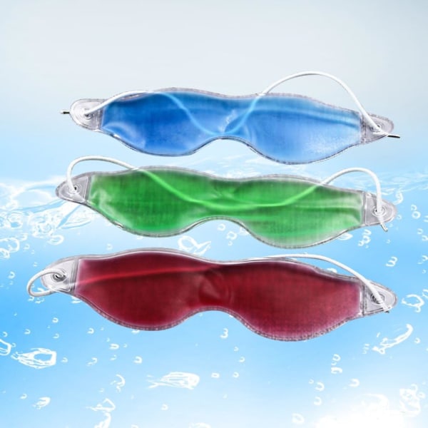 3 Pack Cool Soothing Gel Eye Masks with Safe Cryogenic Liquid for