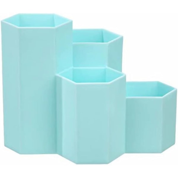 Hexagonal pennhållare, plast hexagonal pennhållare, multifunktionell