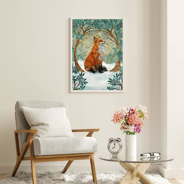 30*40cm 5D timanttimaalaus, pyöreä timantti, eläimet, anime, Di