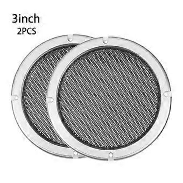 2 kpl Kaiuttimen Verkko Audio Kaiuttimen Suojaritilät Helppo Asentaa Audio-osat 3 inches