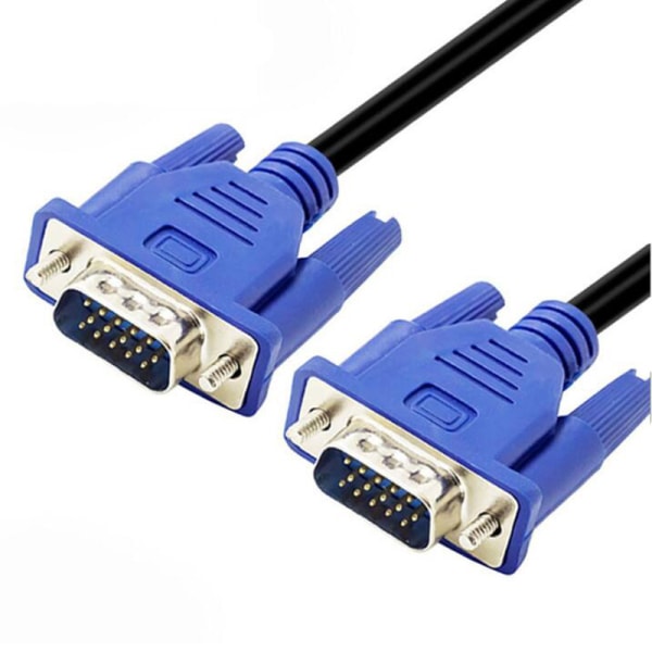 VGA mâle à mâle 3 mètres 3+5 plus kabel VGA tressé kabel de anslutning d’ordinateur câble d’affichage LCD-kabel video