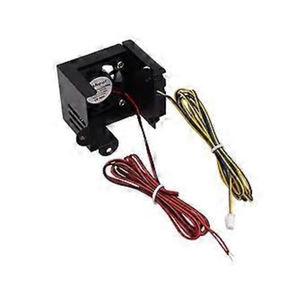 för Ender 3/CR10 12V 24V Fullständigt Monterad Extruder Kylfläkt Skydd Kit Silikon 12V CR10