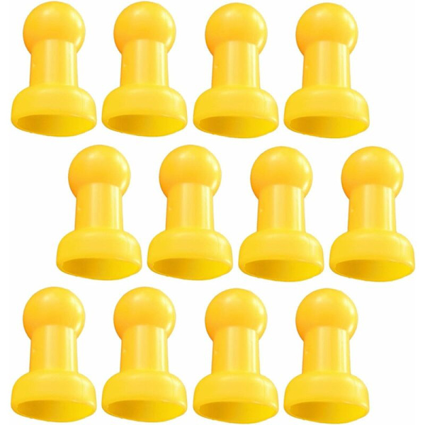 12 x Trampoliinin korkit tolppakorkit trampoliinin lisävarusteet 8x5cm keltainen