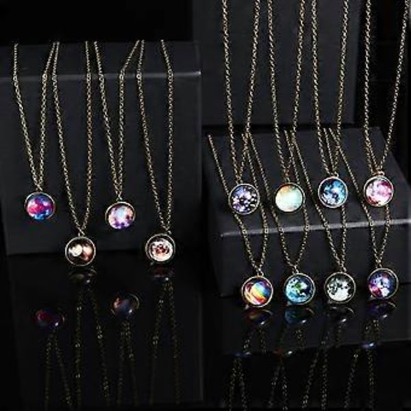 Halsband med hänge nebula galax D
