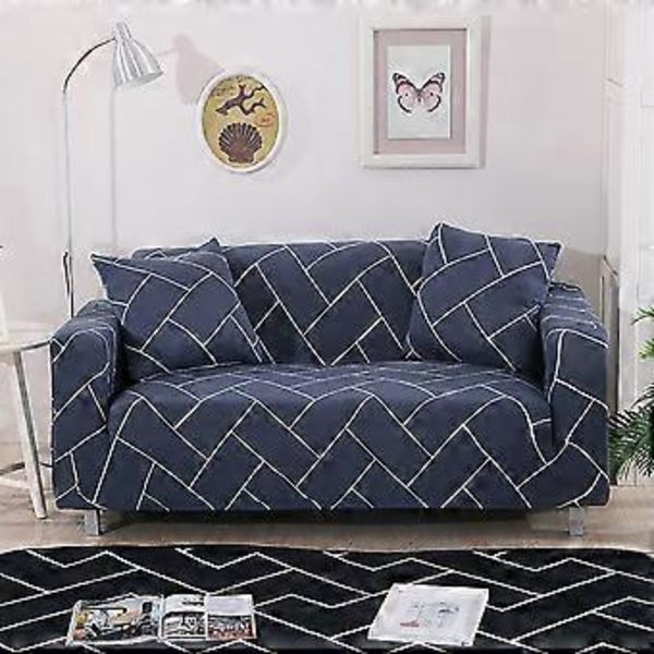 Sofa overtræk elastisk stretch sofa overtræk, til 1 personers L-formet hjørnesofa kræver to 4 seat