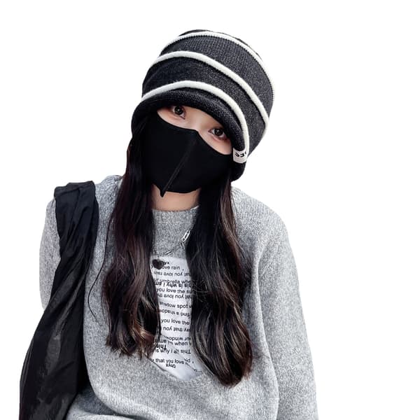 2 vinterhatter, herre vinterlue varm lue ullue strikket vinter