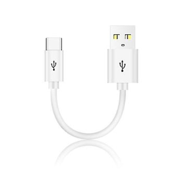 480 Mbps Dataoverføring Ladekabel Universell for S23 S22 S21 Type-C Nettbrett Mobiltelefoner Høyttalere Ladeledning Hvit White