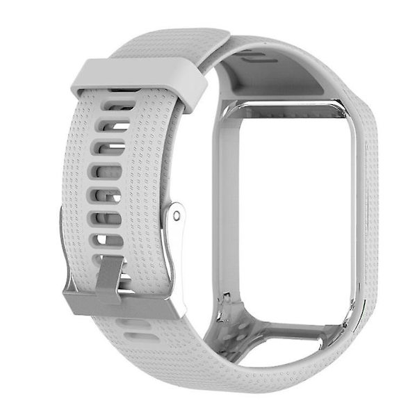Ohp Tomtom Spark Runner 2/3 Gummiband Golfer2 Adventunrer Armbånd（Hvit）