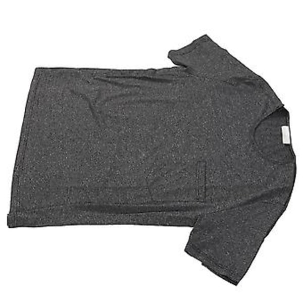 Skjorte etter skulderoperasjon, kort erm, rehabilitering, universal, unisex, åpen side, trykknapper, adaptiv skjorte (2XL) 2XL