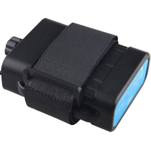 8.4v batteripakke 26650 batteriboks, Usb/8.4vdc dobbelt interface vandtæt batteriboksblå
