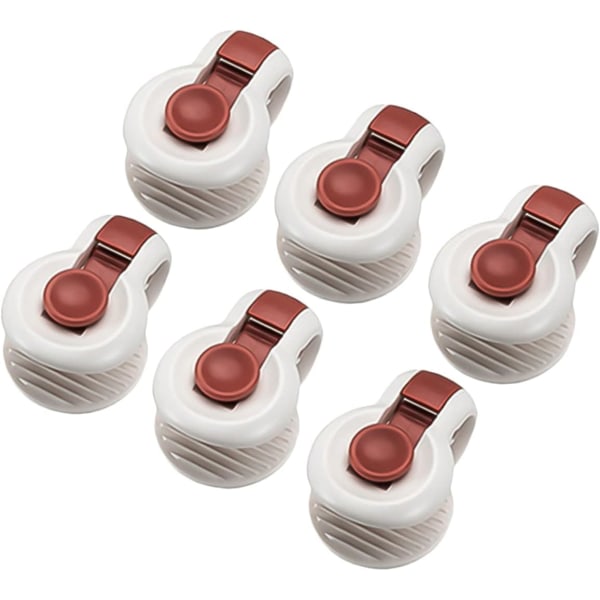 6 stk. Røde Mini Madrass Mini Krybbe Laken Dyne Klips Madrass C