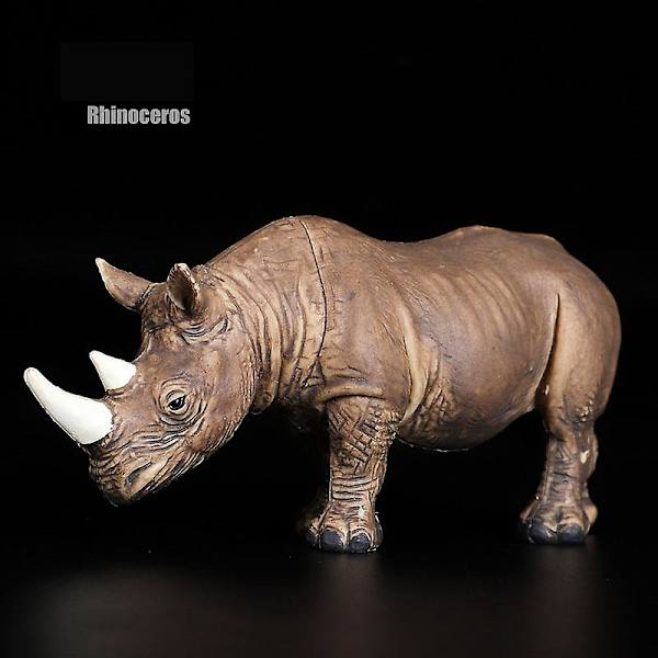Realistiske Safari Dyrefigurer i Plastik - Jungle Dyrelegetøj - Hippopotamus
