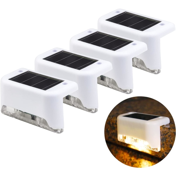 Step Lights, Solar LED Wall Lights, Indoor Outdoor Waterproof Sta