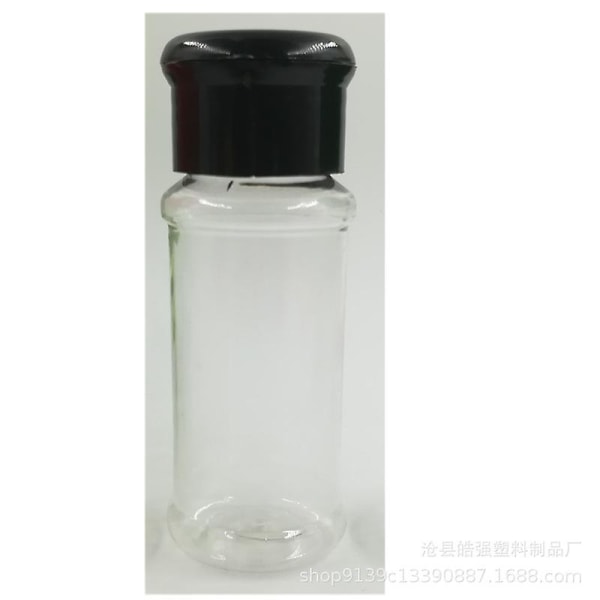 20 X 100 ml flip-top plastflaskor Dispenseringsflaskor Förpackningsflaskor Pulverflaskor