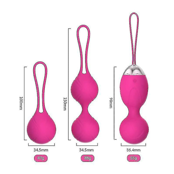 3 Kegel Balls Device Training Kit för att stärka och tona bäckenmusklerna