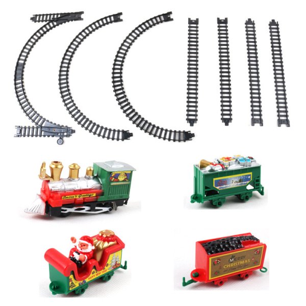 Jul elektrisk järnväg bil leksak simulering Barns elektriska ca