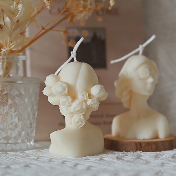 2 stk. DIY - Lysestøbeform - Duftlys Silikoneform