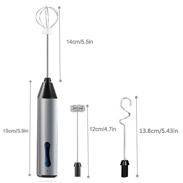 Milk Frother Electric Whisk For Baking | Coffee Frother Jug Usb Rechargeable