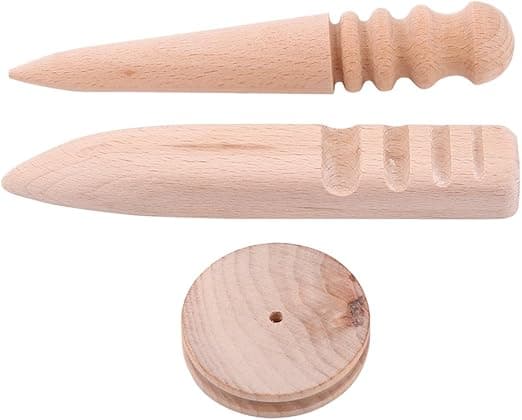 Läderpoleringsverktyg, Multi-size Läderkant Brännare 3 Typ,