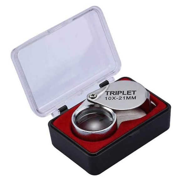 Metal Jewelry Magnifying Glass Jewelers Eye Tool Jewelry Folding