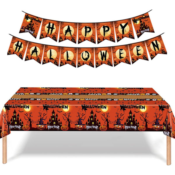 Halloween Dekoration Dug, Happy Halloween Banner, Halloween