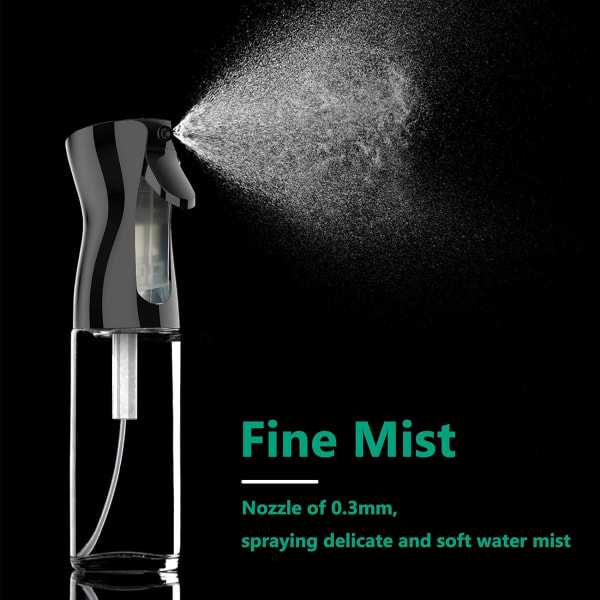 Hårspray, 300ML Hårstyling Spray Ultrafin Hair Mist Gjenbrukbar