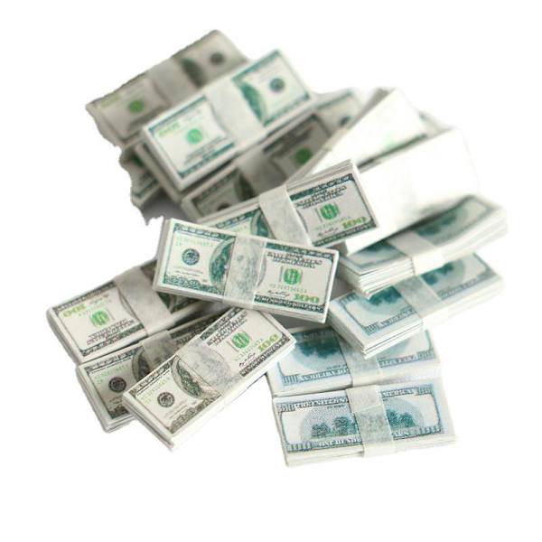 150 magiske rekvisitter Mock Dollar valuta legetøjssedler miniature miniature sedler