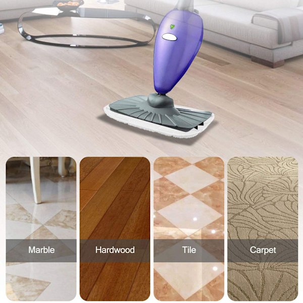 4 stycken PurSteam ThermaPro 10 i 1 adapter ångmoppduk draghuvud ersättningsrengöringsduk