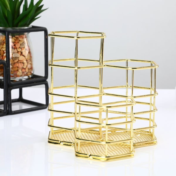 Penholderholder, Hexagonal hul Penholder, Makeupbørsteholder