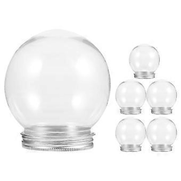 6 kpl DIY Läpinäkyvä Vesipallo Lumipallo Vesipallon Valmistus Rekvisiitta DIY Lumipallo