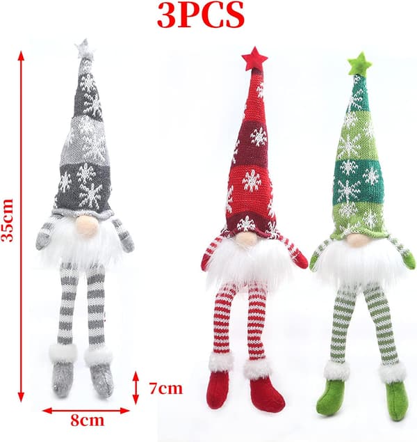 Julealvdekorasjon GNOME, Lysende julealv, Christm
