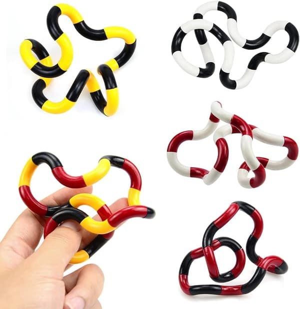 Hånd Tangles Fidget Legetøj, Twisted Dekompression Legetøj, Frit Roterende