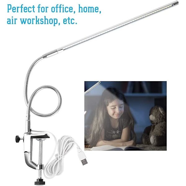 Led skrivebordslampe, Led klipslys neglebordlampe, justerbar manicure bordlampe Led neglelampe