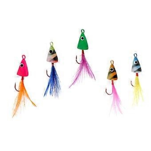 Kunstig Bucktail Jigs Blyhode Isfiske Lokkemiddel Jig Hode Agn Krok 5g()