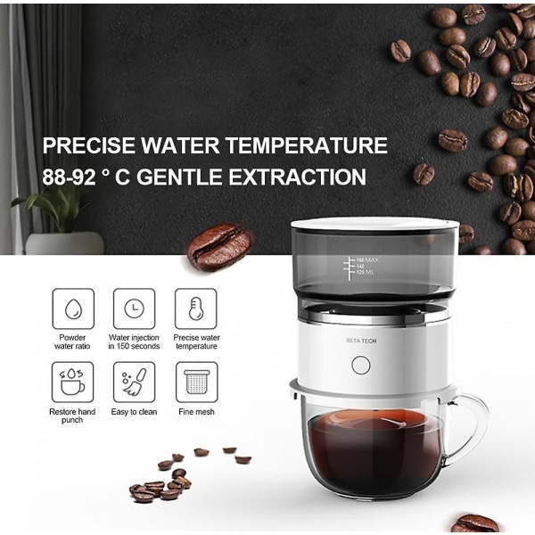 Mini droppkaffebryggare Bärbar Automatisk Nespresso Kaffemaskin Dropp