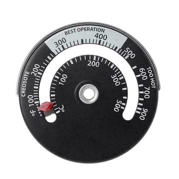 Magnetisk spis termometer eld spis rör termometer för rund