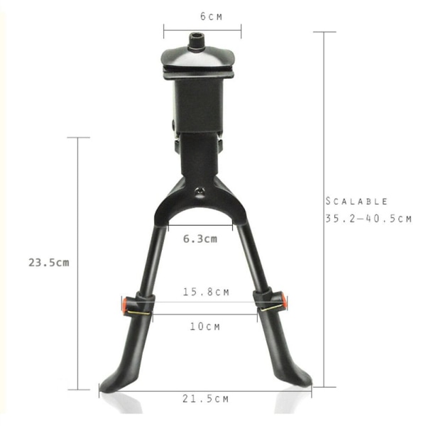 Kickstand Bipod Cykelstativ til Dobbelt Kickstand 26 27 28 29 tommer Bi