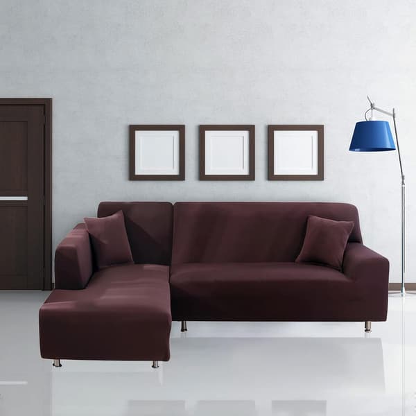 Sofaovertrekk Elastisk Spandex Stretch Sofaovertrekk Sofaovertrekk for L