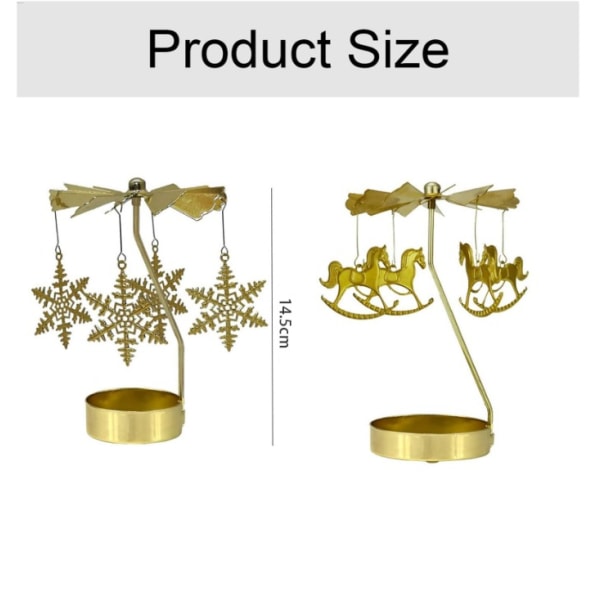 2 st Tealight Holder, Tealight Holder - Roterande Ljusstake