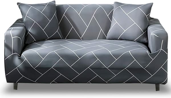 Stretch Sofatrekk 4-seter med armlener Elastisk sofatrekk Univ